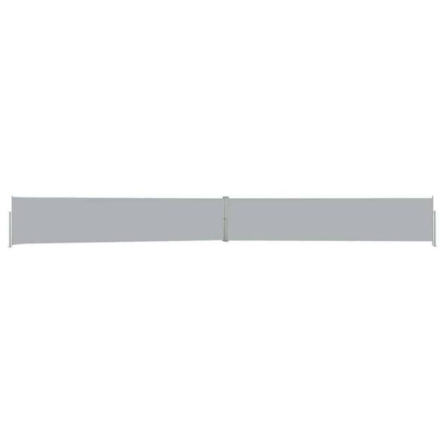 Berkfield Home Patio Retractable Side Awning 140x1200 cm Anthracite in Grey - image 1