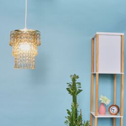 ValueLights Gold Ceiling Pendant Droplets Shade - thumbnail 1