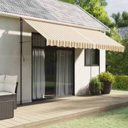 Berkfield Home Replacement Fabric for Awning Multicolour Stripe 4x3 m - thumbnail 2