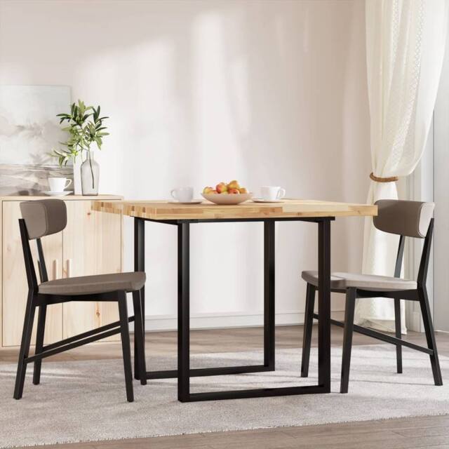 Berkfield Home Table Top Square 90x90x4 cm Solid Wood Acacia in Brown - Size: 90 x 90 x 4 cm - image 1