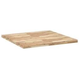 Berkfield Home Table Top Square 90x90x4 cm Solid Wood Acacia in Brown - Size: 90 x 90 x 4 cm - thumbnail 7