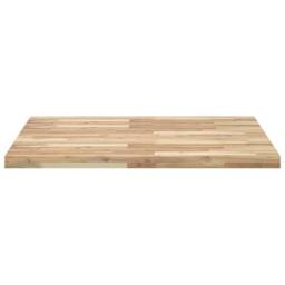 Berkfield Home Table Top Square 90x90x4 cm Solid Wood Acacia in Brown - Size: 90 x 90 x 4 cm - thumbnail 4