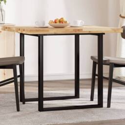 Berkfield Home Table Top Square 90x90x4 cm Solid Wood Acacia in Brown - Size: 90 x 90 x 4 cm - thumbnail 2