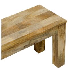 Jaipur Furniture Ltd Bench Large - Mango Wood - L35 x W148 x H45 cm - Light Finish in Brown - thumbnail 3