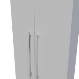 Ready Assembled 2 U Carlton 2 Door 2 Drawer Wardrobe (Ready Assembled) in Grey - Size: Large - thumbnail 5