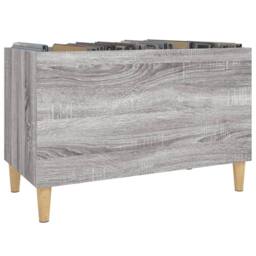 Berkfield Home Record Cabinet Grey Sonoma 74.5x38x48 cm Engineered Wood - thumbnail 4