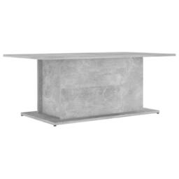 Berkfield Home Decorative Coffee Table Concrete Grey 102x55.5x40 cm Engineered Wood - thumbnail 3