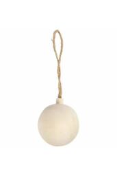 KDMD Personalisable Christmas Ornament 4.8cm 5 Pack in White - thumbnail 1