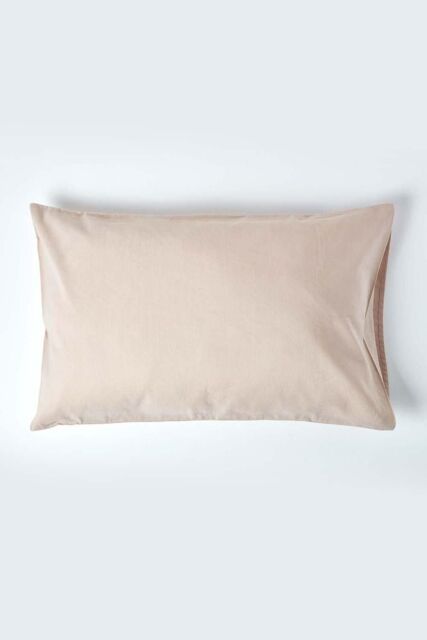 Homescapes Linen Housewife Pillowcase, Standard in Natural - image 1