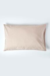 Homescapes Linen Housewife Pillowcase, Standard in Natural - thumbnail 1