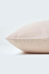 Homescapes Linen Housewife Pillowcase, Standard in Natural - thumbnail 2