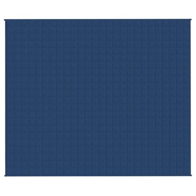 Berkfield Home Weighted Blanket Blue 220x260 cm 15 kg Fabric - image 1