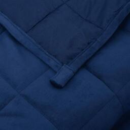 Berkfield Home Weighted Blanket Blue 220x260 cm 15 kg Fabric - thumbnail 5