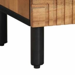 Berkfield Home TV Cabinet 70x33x46 cm Solid Wood Acacia in Brown - Size: 70 x 33 x 46 cm - thumbnail 9