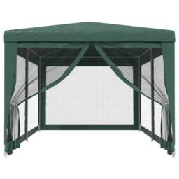 Berkfield Home Party Tent with 6 Mesh Sidewalls Green 3x6 m HDPE - thumbnail 3