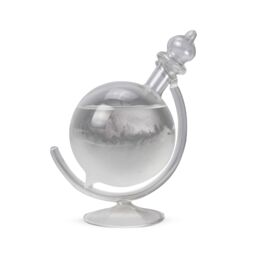 Menkind InGenious Crystal Storm Glass Globe Weather Predictor in Clear - thumbnail 2