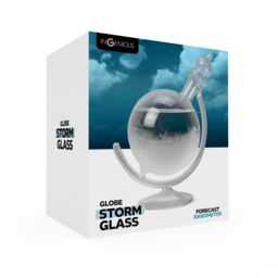 Menkind InGenious Crystal Storm Glass Globe Weather Predictor in Clear - thumbnail 3