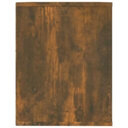 Berkfield Home Shoe Rack Smoked Oak 75x35x45 cm Engineered Wood in Brown - Size: 75 x 35 x 45 cm - thumbnail 6