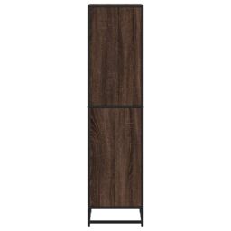 Berkfield Home Book Cabinet Brown Oak 40x35x139 cm Engineered Wood - Size: 40 x 35 x 139 cm - thumbnail 5
