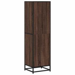 Berkfield Home Book Cabinet Brown Oak 40x35x139 cm Engineered Wood - Size: 40 x 35 x 139 cm - thumbnail 6