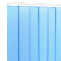 Berkfield Home Door Curtain Blue 200 mmx1.6 mm 50 m PVC - thumbnail 3