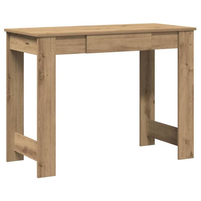 Berkfield Home Desk Artisan Oak 100x45x75 cm Engineered Wood in Brown - Size: 100 x 45 x 75 cm - image 1