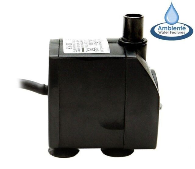 Primrose Mains Powered Water Feature Pump 750LPH in Black - image 1