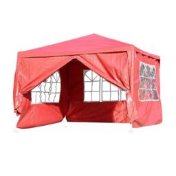 Hinsinc Red 3x3m Gazebo Tent Waterproof Party - Size: 0.6m2 - thumbnail 1