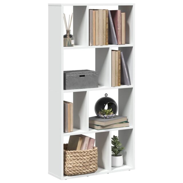 Berkfield Home Bookcase White 60x20x120 cm Engineered Wood - Size: 60 x 20 x 120 cm - image 1