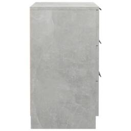 Berkfield Home Modern Bedside Cabinets 2 pcs Concrete Grey 40x36x65 cm - Size: 40 x 36 x 65 cm - thumbnail 8