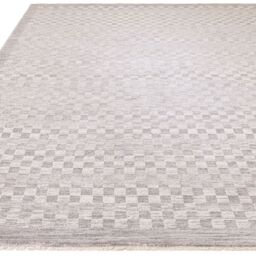 The Rug Shop UK Silver Border Modern Abstract Polyester Cotton Backing Area Rug - Size: 240 cm x 320 cm - thumbnail 4