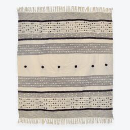 Allure Bath Fashions Nina Bobble Textured Throw Blanket in Beige - Size: 125 cm x 150 cm - thumbnail 3