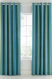 Scion 'Mr Fox' Lined Curtains in Teal - Size: 168 cm width x 183 cm drop - thumbnail 1
