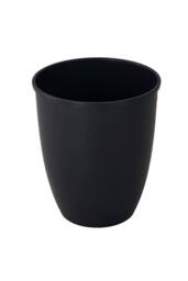 Living and Home 13L Goblet-Shaped Plastic Rubbish Bin with Push-Open Lid & Wheels in Red - thumbnail 8