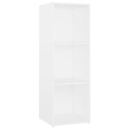 Berkfield Home TV Cabinets 2 pcs White 107x35x37 cm Engineered Wood - Size: 107 x 35 x 37 cm - thumbnail 7