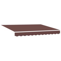 Berkfield Home Awning Replacement Fabric for 3.5x2 m Frame Brown - thumbnail 2