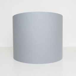 CGC Lighting 'Lupo' Luxury Grey Cotton & Silver Inner Round Pendant Drum Lamp Shade - thumbnail 4