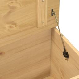 Berkfield Home Storage Box Corona 90x78x45 cm Solid Wood Pine in Light Tan - Size: 90 x 78 x 45 cm - thumbnail 8