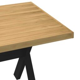 Berkfield Home Dining Table NOAIN X-Shaped Legs 180x90x75 cm Solid Wood Pine in Brown - Size: 180 x 90 x 75 cm - thumbnail 6