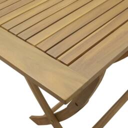Berkfield Home 5 Piece Garden Dining Set Solid Wood Acacia in Brown - thumbnail 9