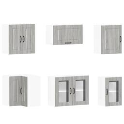Berkfield Home 11 Piece Kitchen Cabinet Set Kalmar Grey Sonoma Engineered Wood - thumbnail 5
