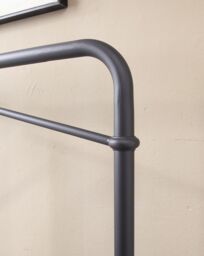 Flintshire Furniture Ltd Axton Metal Bed Frame in Black - Size: King - thumbnail 3