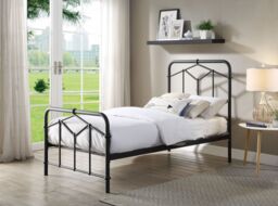 Flintshire Furniture Ltd Axton Metal Bed Frame in Black - Size: King - thumbnail 2