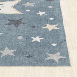 Livabliss Lilian - Kids Blue Grey Beige Yellow Washable Rug for Children's Rooms - Size: 80 cm x 150 cm - thumbnail 5