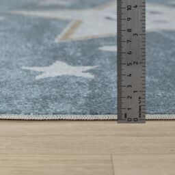 Livabliss Lilian - Kids Blue Grey Beige Yellow Washable Rug for Children's Rooms - Size: 80 cm x 150 cm - thumbnail 8