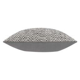 Wylder Croft Twill Woven Cushion in Grey - Size: 50 cm x 50 cm - thumbnail 4