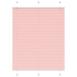 Berkfield Home Pleated Blind Pink 105x100 cm Fabric Width 104.4 cm Polyester - thumbnail 1
