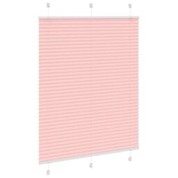 Berkfield Home Pleated Blind Pink 105x100 cm Fabric Width 104.4 cm Polyester - thumbnail 3