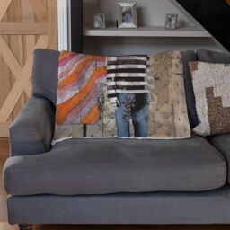 Benjamin Tate Design Shopping The Look Blanket in Natural - Size: 120 cm x 150 cm - thumbnail 2