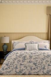 Sanderson 'Paradise Woods Toile' Cotton Duvet Cover Set in Blue - Size: Single - thumbnail 1